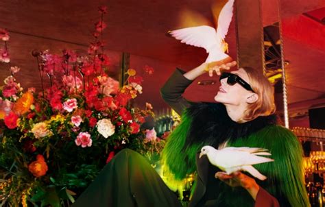 The Gucci Eyewear Spring Summer 2023 campaign echoes the 